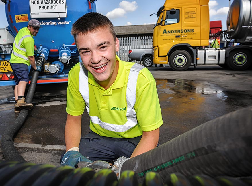 Industrial photography by Peter Ashby-Hayter: Andersons Waste Management
